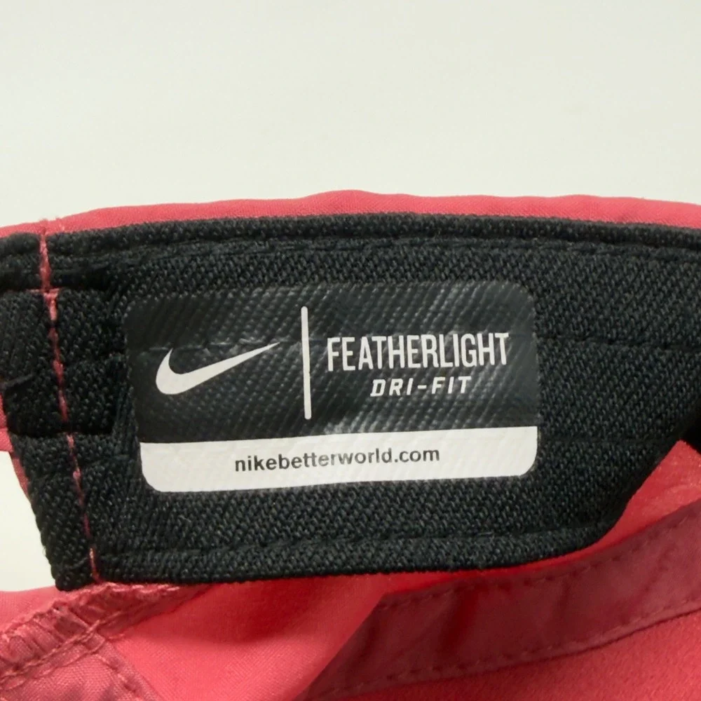 Vintage Nike Tailwind 7 Panel Hat Cap‎ Pink Strapback Dri-Fit Featherlight